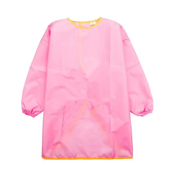 Functional Maxbell 2pcs Child Kids Long Sleeve Apron Drawing Cooking Craft Art Smock Pink Durable