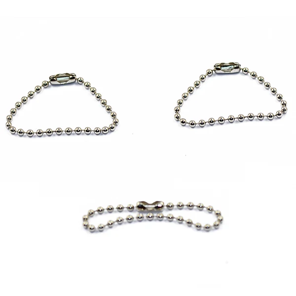 Detailed Maxbell 20pcs 10cm Ball Chain 50pcs Split Key Rings 25mm Scrapbooking Key Chains DIY Verified