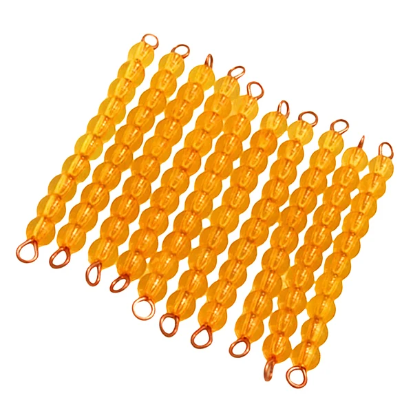 Dependable Maxbell Montessori Maths Materials Ten Beads Bar Bank Game Kids Educational Toys Reusable