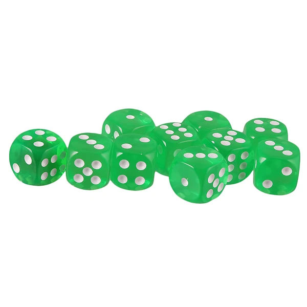 Classic Maxbell 20pcs Acrylic Six Sided D6 Dices Dies for D D RPG MTG Party Board Game Accs Convenient