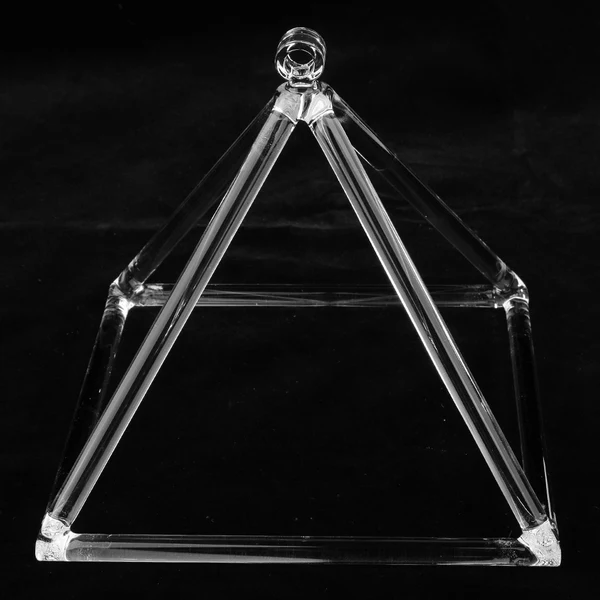 Innovative Maxbell Quartz Crystal Singing Pyramid C Note Root Chakra for Relaxation Sound 6inch Breathable