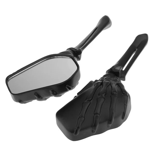 Verified Maxbell Aluminum Motorcycle Rearview Side Mirrors for 8mm 10mm Thread Black Expertly Made