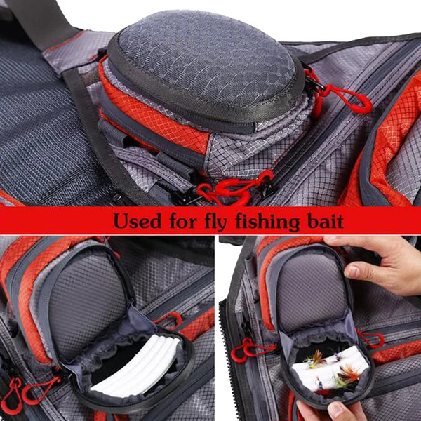 Artisan Maxbell Unisex Fishing Vest Multi-Pocket Mesh Waistcoat Photography Sports Backpack Relaxed
