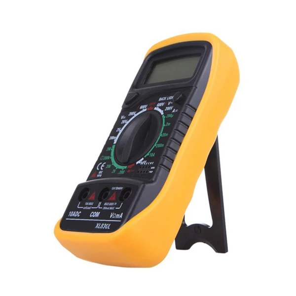Contemporary Maxbell Digital Multimeter XL830L AC DC OHM Meter Voltage Tester Ammeter Circuit Checker Reusable