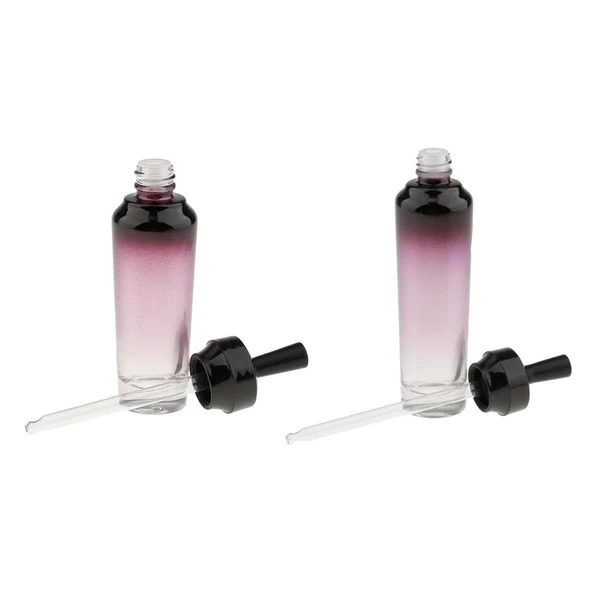Practical Maxbell Maxbell 2 Pieces Empty Glass Eye Dropper Bottles Essential Oil Perfume Pipette Vials Selected