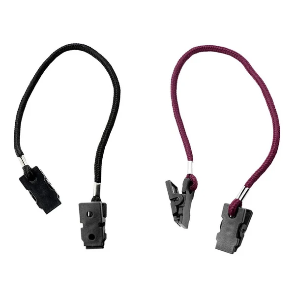 Prestigious 2x Safety Wind Lanyard Cord Clips for Sports Fishing Boating UV Sun Hat Cap Selected