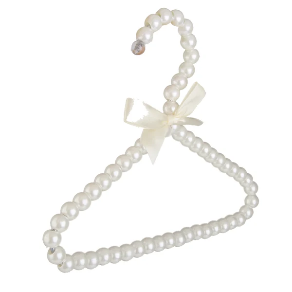 Relaxed Maxbell 10 Piece Pearl Beaded Clothes Pants Hanger Trousers Dress Holder White Casual