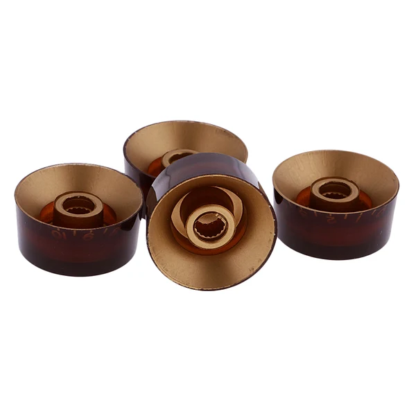Reusable Maxbell 4x Coffee Speed Control Knob Button For LP Les Paul Electric Guitar Parts Eco-Friendly