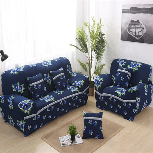 Smooth Maxbell Fashionable Print Charms 1-Seater Sofa Covers Couch Protector Elastic Spandex Washable Slipcover Home Hotel Office Sofa Decor Verified