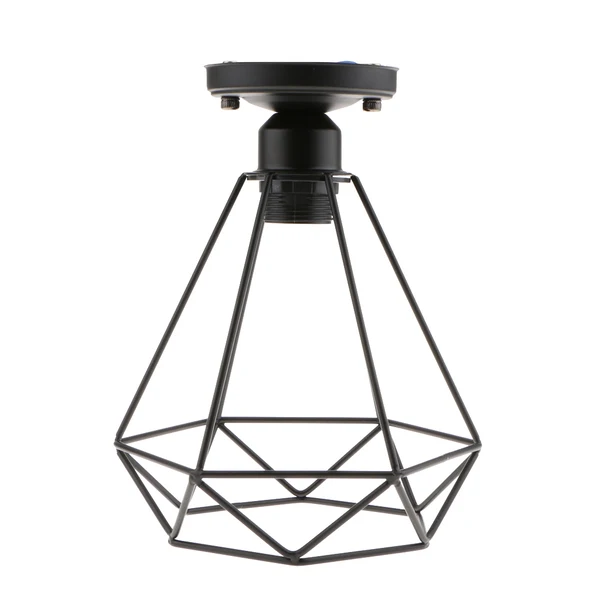 Advanced Maxbell ANTIQUE BLACK WIRE LOFT PENDANT CEILING LIGHT LAMP CAGE FOR ASILE HALLWAY LIGHTING LAMP SHADES 2-SET Verified