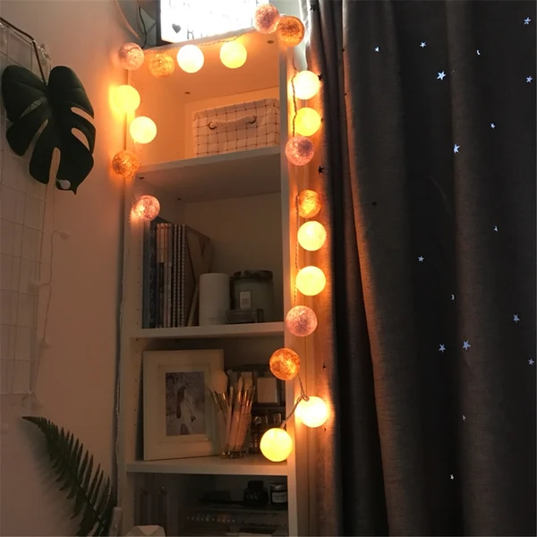 Consistent Maxbell Battery Operated 20-led Ball Xmas String Light Fairy Lamp Home Decoration Premium Material