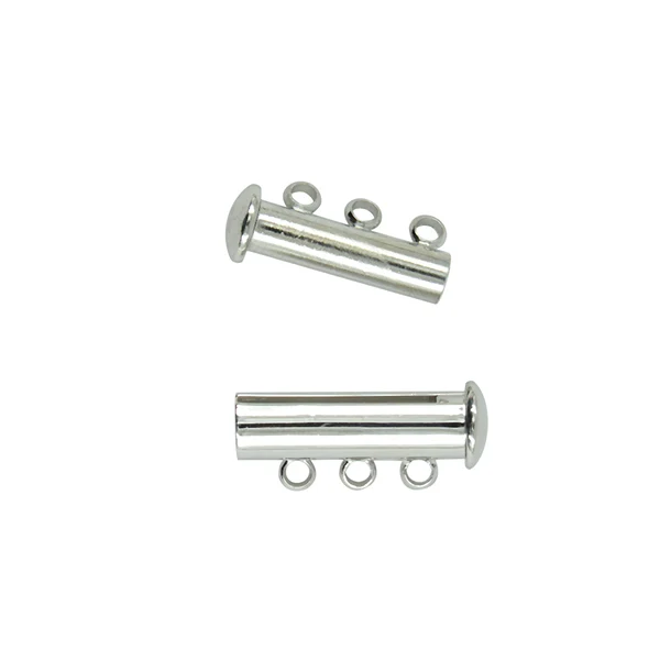 Certified Maxbell 20 Pieces Multi Strand Slide Magnetic Tube Lock Clasp For Necklace Bracelet Sophisticated