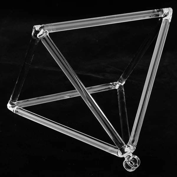 Long-Lasting Maxbell Crown Chakra Crystal Singing Bowl Pyramid B Note for Meditation Prayer Relax 9'' High quality Minimalist