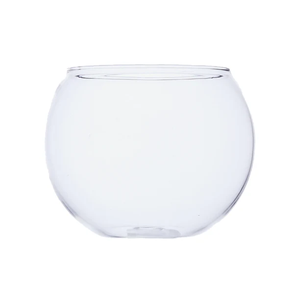 Trendy Round Clear Glass Vase Fish Tank Ball Bowl Flower Plants Terrarium Pot Candle Holder Home Living Room Tabletop Decor High-Performance