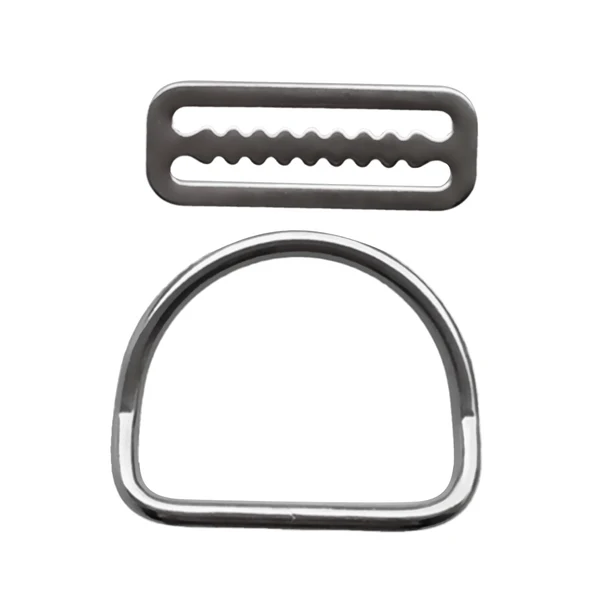 Excellent Maxbell 316 Stainless Steel Scuba Diving Weight Belt Keeper with Bent D Ring for Standard 5cm 2 inch Webbing Strap Innovative