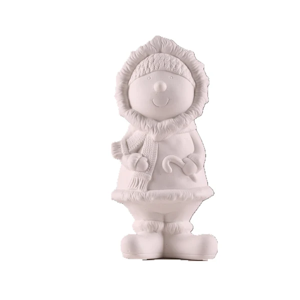 Smooth Maxbell Fairy Garden Ornament Ceramic Figurine Doll Statue Home Office Art Display Modern