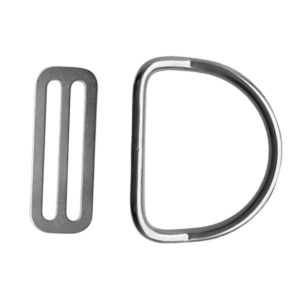 Secure Maxbell Heavy Duty Scuba Diving Weight Belt Keeper with Bent D Ring for 5cm 2 inch Standard Webbing Strap Accessories Selected