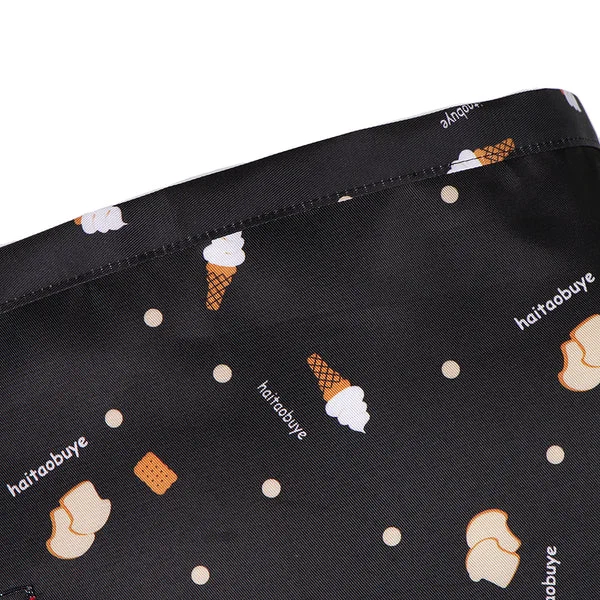 Optimized Maxbell Unisex Chef Works Bistro Apron Ice Cream Prints Waist Tie Apron With Pocket Responsible