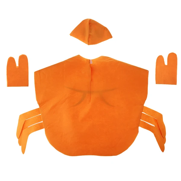 Traditional Maxbell Kids Crab Costume Nonwovens Fabric Animal Outfit Party Fancy Dress Enhanced