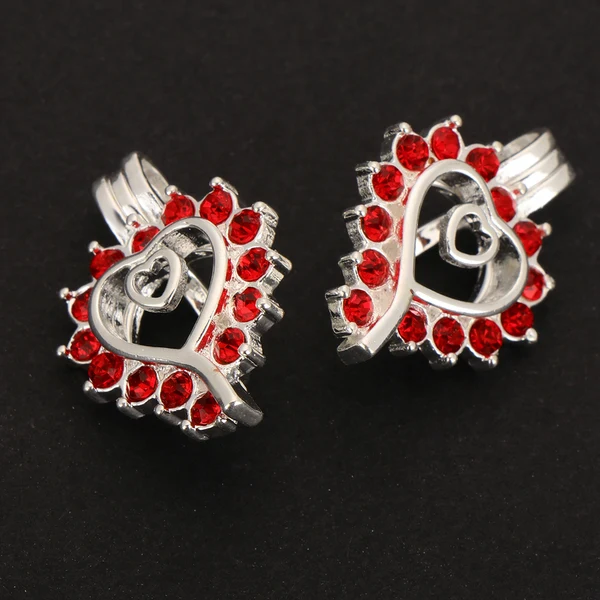 Traditional Maxbell 2 Pcs DIY Necklace Bracelet Accessories Copper Spot Drills Heart Wish Box Sophisticated