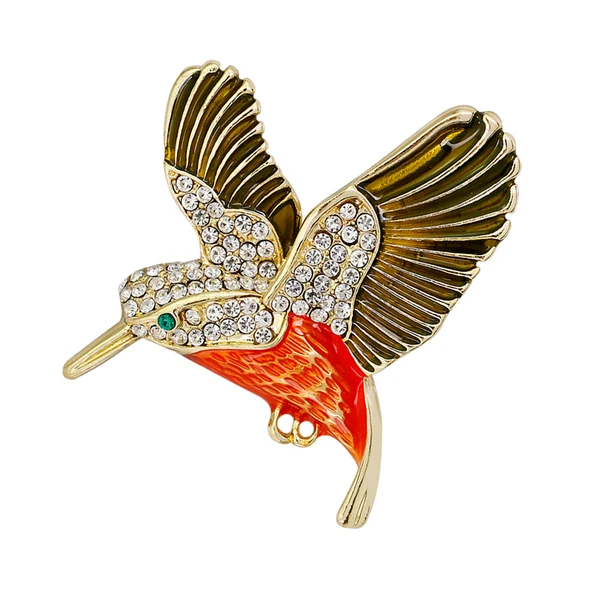 Advanced Maxbell Crystal Flying Brid Brooches Pins Retro Chic Pins Animal Brooches Jewelry Easy-to-Use