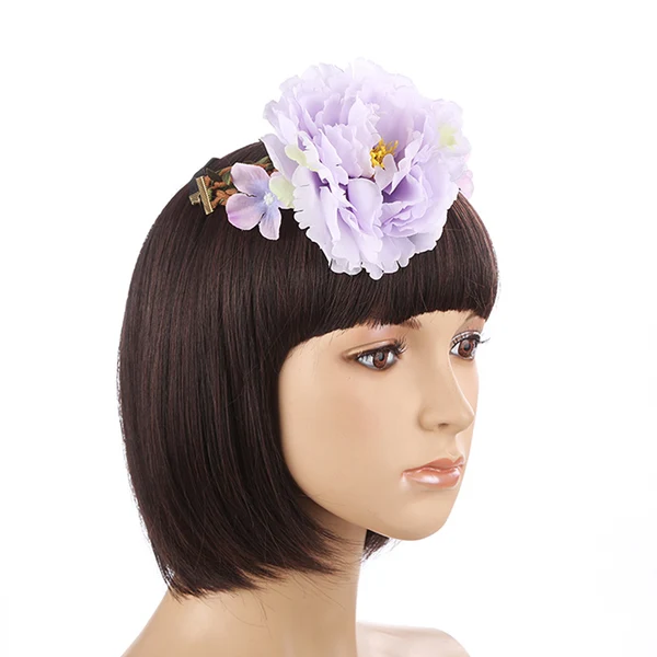 Professional Maxbell Fashion Flowers Hair Band Christmas Gifts Vintage Wreath Hair Hoop Accessory Versatile