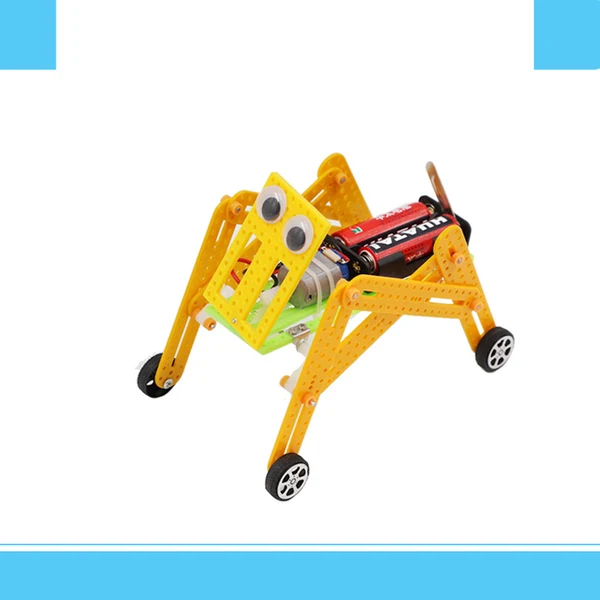 Easy-to-Use Maxbell Scientific DIY Assembled Walking Robot Dog Kids Educational Toy Play Fun Unique