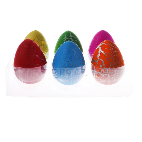 Original Maxbell 6 Pieces Crack Dinosaur Eggs Hatching Toy with Mini Dinosaur Figures Inside - A Safe