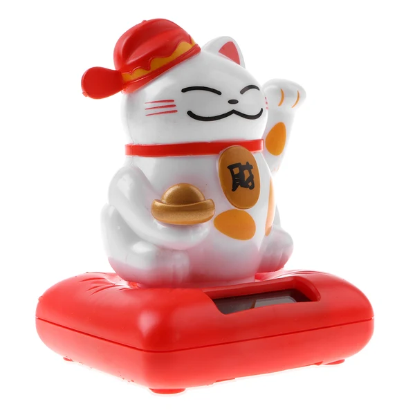 Eco-Friendly Maxbell Kids Solar Powered Waving Hands Fortune Cat Kitten Animal Swinging Figure Toy Car Home Ornament Decor Kids Xmas Gifts Gag Prank Toys C Fine