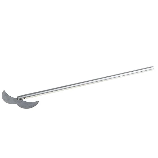 Smart Maxbell Lab Equipment Silver 20cm Length Chemistry Learning Stirring Paddle Mixing Propeller Lab Supplies -Two-Leaf Carefully Designed
