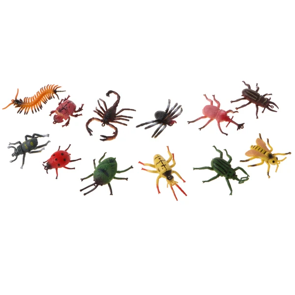 Organic Maxbell 24 Pieces Plastic Animal Insects Scorpion Cricket Model Action Figures Kids Educational Toys Unique