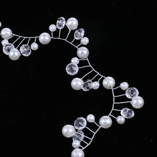 Next-Generation Maxbell Wedding Party Crystal Wavy Pearls Headpiece Wedding Jewelry Costume User-Friendly