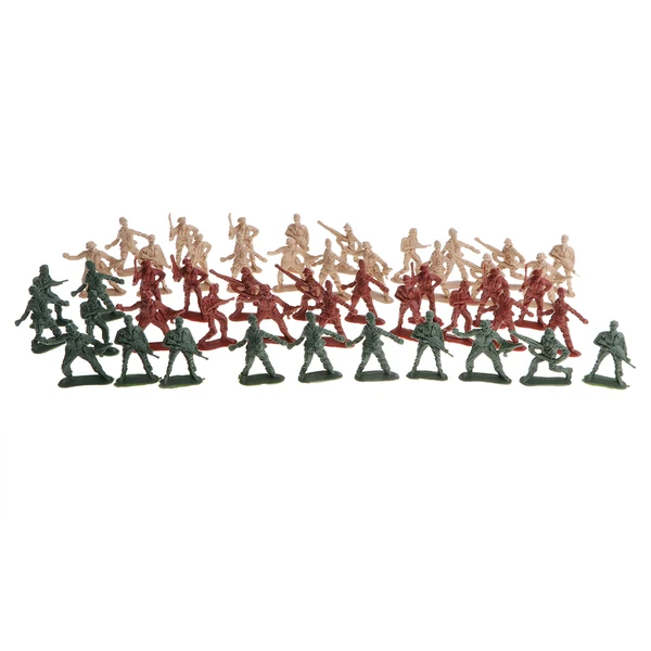 Sustainable Maxbell 50 x Military Army Soldiers Toy Set 6 Poses Model Figures for Kids Pretend Play Educational Toys Sophisticated