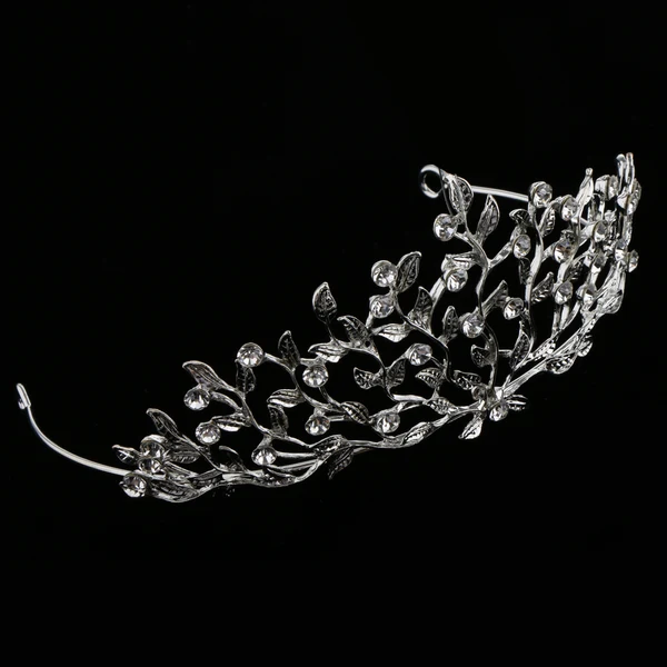 Proven Maxbell Classic Leaf Design Crystal Rhinestone Headband Wedding Bridal Crown Tiara Elite