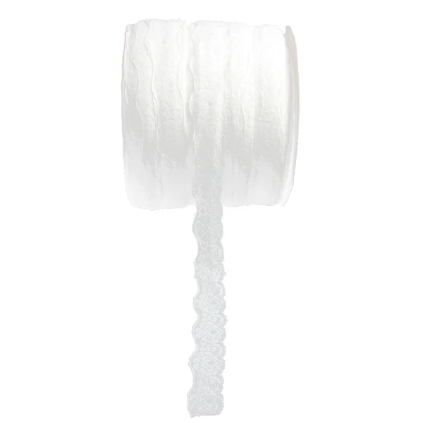 Genuine Maxbell Romantic 10 Yards Narrow White Lace Edge Trim Wedding Clothing Decor DIY Craft 3.5cm Smooth