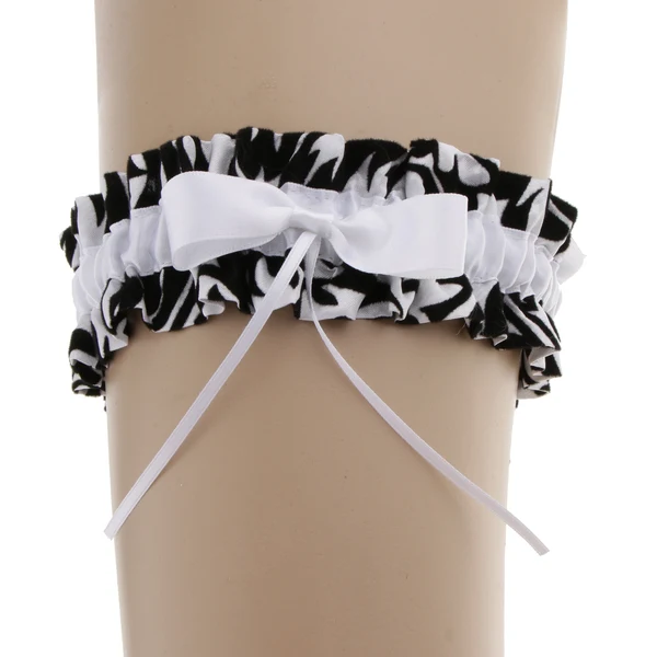 Trendy Maxbell Bridal Garter Elastic Wedding Garter Bow Ribbon Leg Ring Hen Stag Night Party Keepsake Trusted