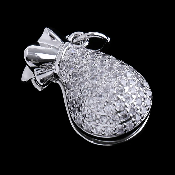 Classic Maxbell Glitter Crystal Pearls Pendant Girls Woman Fashion Jewerly Valentine's Gift Contemporary