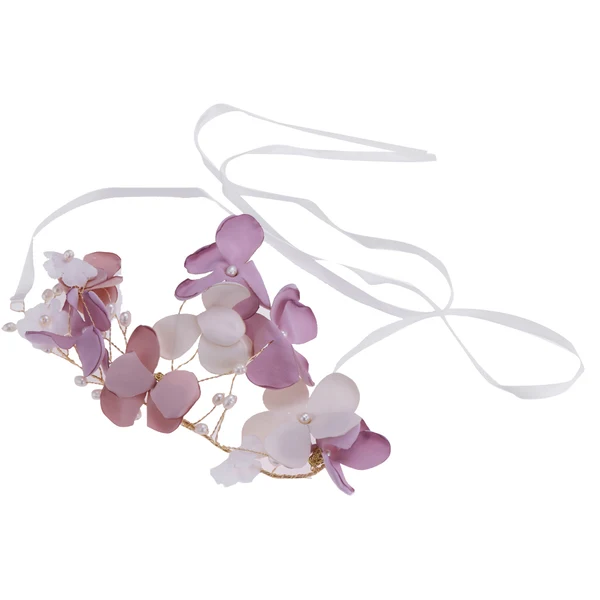 Traditional Maxbell Fashion Pearl Floral Headband Wedding Bridal Vine Tiara Hair Band Head Piece Gift Excellent