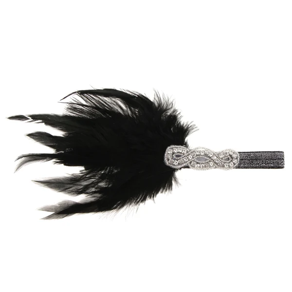 Exceptional Maxbell Vintage Stretchy Headband 20s Gatsby Rhinestone Beads Forehead Decor Quality