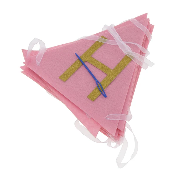 Effective Maxbell Happy Birthday Burlap Pennant Banner Bunting Garland Party Decorations Pink Next-Generation