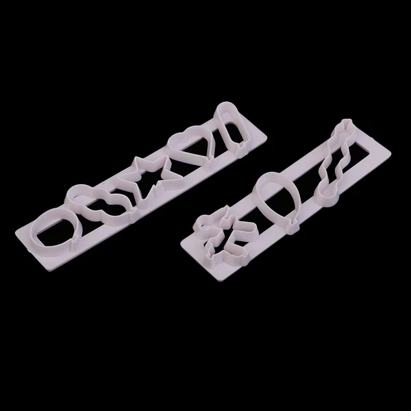 Trusted Maxbell 2 Pieces Hollow Plastic Mold Fondant Moulds for Cake Decorating DIY Craft Responsible
