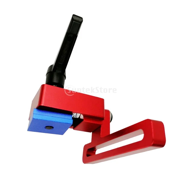 Premium Material Maxbell Miter Track Stop for 45 Type T-Slot T-Tracks DIY Woodworking Tools Manual Aluminum Alloy Official