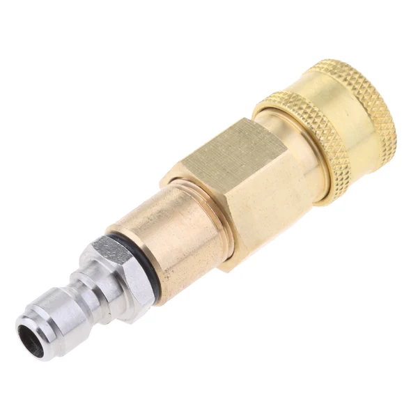 World-Class Maxbell 2 Pcs 1 4'' Air Compressor Snow Foam Lance Adapter Brass Hose Quick Coupler Socket Connector Set Elegant
