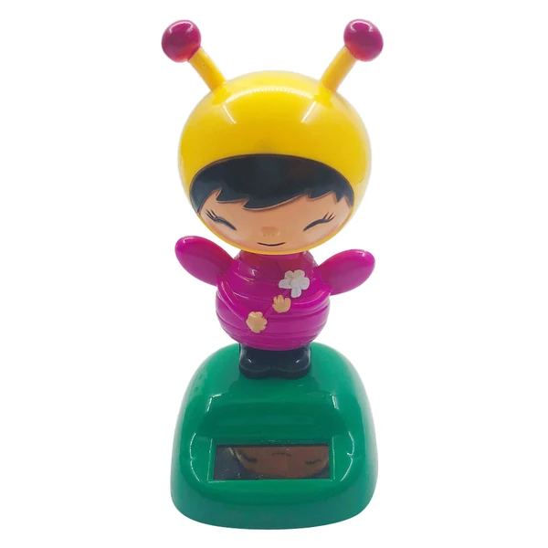 Durable Maxbell Solar Powered Toy Dancing Bobble Head Toy Car Dashboard Dancer Toy Honeybee Decorative Ornament Detailed