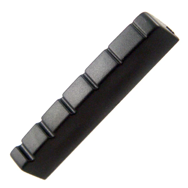 High-End Maxbell 2 Pieces Plastic 6 String Guitar 43mm Slotted Nut for Left Handed Acoustic Guitar Accessory Classic