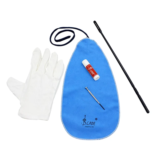 Original Design Maxbell 5 in 1 Flute Piccolo Parts Cleaning Cloth Cork Grease Stick Cork Screwdriver Trendy