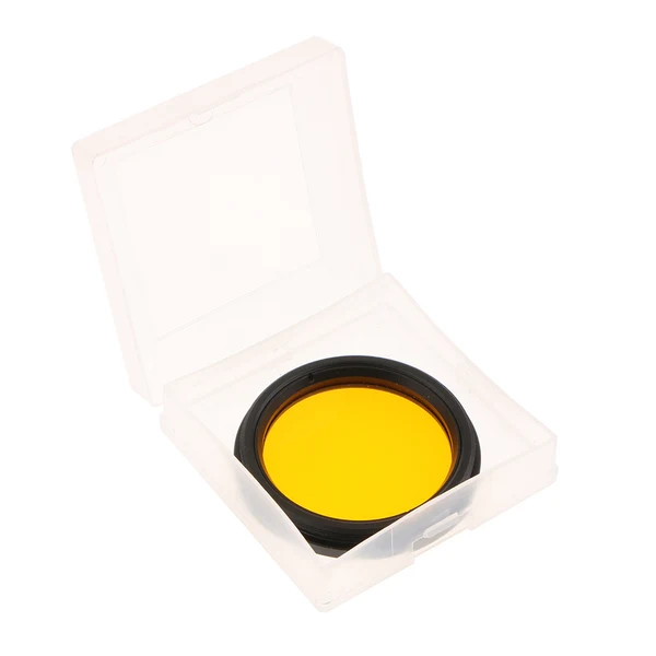Superior Maxbell Astronomy Telescope Eyepiece Lens Color Filter 2'' 50.8mm Moon Lunar Planet Sky Object More Surface Detail Optical Glass Metal Orange High-Grade