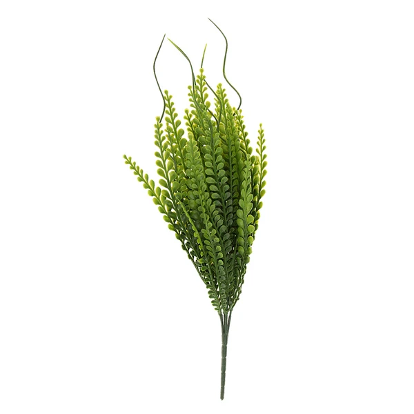 Solid Maxbell Green Artificial Plastic Plant 5 Branches Rohdea Grass Home Wedding Decor Dependable