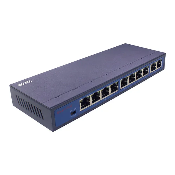 Selected Maxbell 10-Port Ethernet POE Switch with 8 Ports POE 2 Uplink 10 100Mbps EU Plug Fine