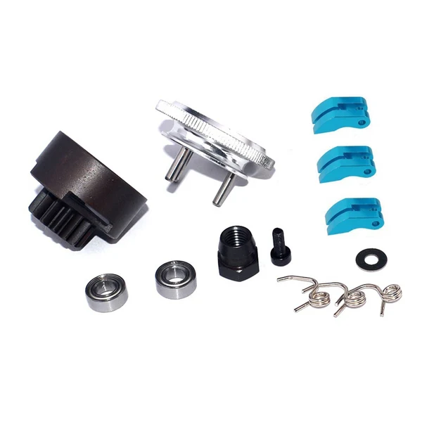 Smooth Maxbell 1 8 RC Truck Car Assembly 14T Clutch Bell Shoes Springs Nut Flywheel Verified